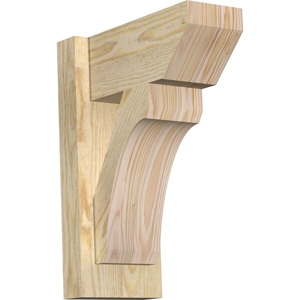 Ekena Millwork Legacy Slat Rough Sawn Outlooker, Douglas Fir, 6"W x 12"D x 16"H OUT06X12X16LEC06RDF - main